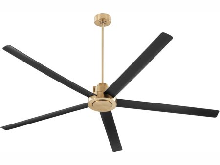 8  Revel Ceiling Fan Aged Brass on Sale