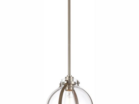 Cusp 9   Wide 1-Light Mini Pendant --Light Wood Online Hot Sale