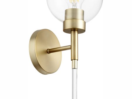 Volan 1-light Wall Mount Light Fixture Aged Brass Sale