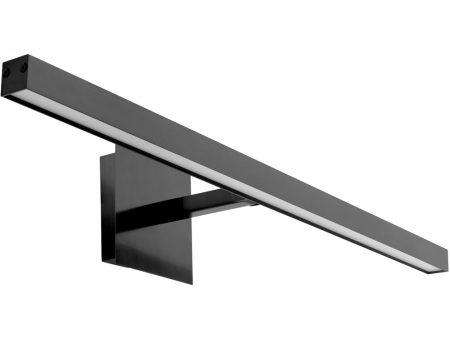 1-light LED Wall Mount Light Fixture Matte Black For Discount