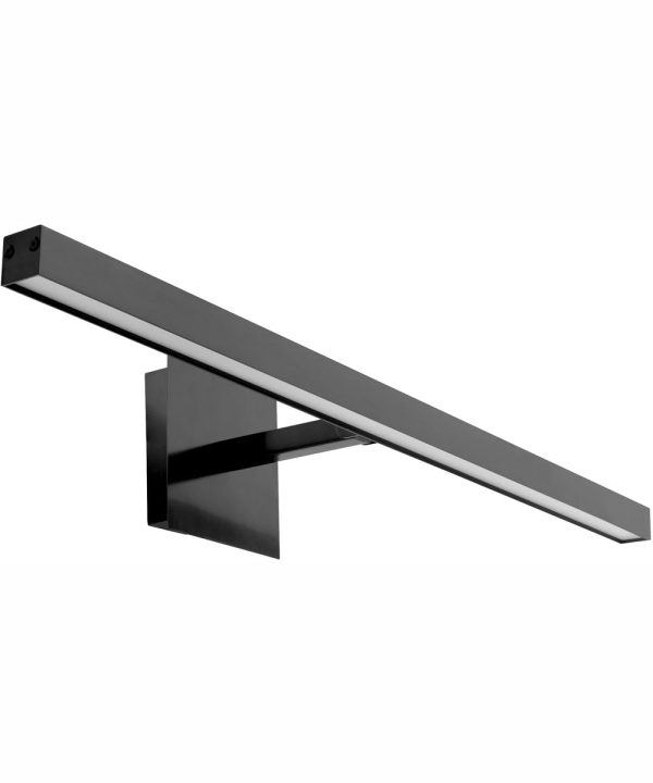 1-light LED Wall Mount Light Fixture Matte Black For Discount