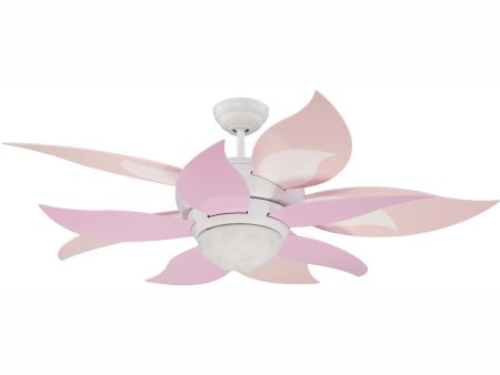 52  Bloom 1-Light Ceiling Fan White Supply