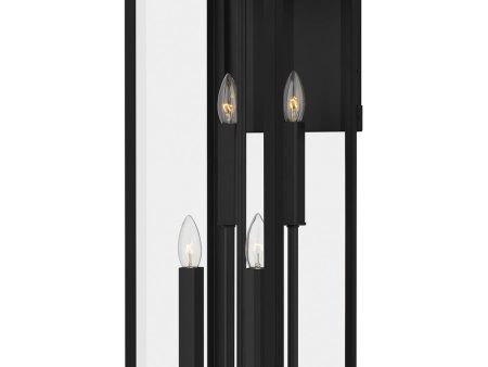 Westover 4-light Outdoor Wall Light Earth Black For Sale