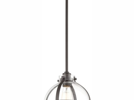 Cusp 9   Wide 1-Light Mini Pendant - Oil Rubbed Bronze Online now