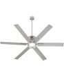 65  Zeus Patio Ceiling Fan Satin Nickel Sale