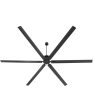 12  Zeus Patio Ceiling Fan Matte Black Hot on Sale