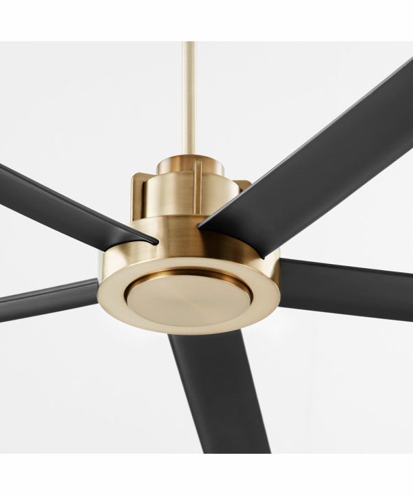 8  Revel Ceiling Fan Aged Brass on Sale