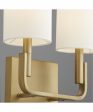 Tempo 2-light Wall Mount Light Fixture Aged Brass Online Sale