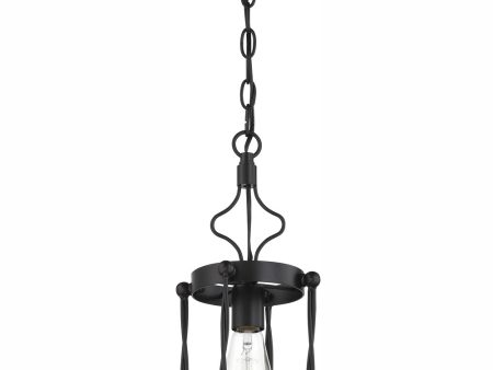 Jolenne 1-Light Mini Pendant Flat Black For Cheap