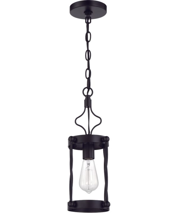 Jolenne 1-Light Mini Pendant Flat Black For Cheap