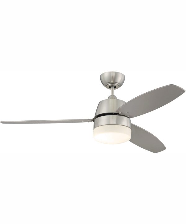 52  Beltre 1-Light Ceiling Fan Brushed Polished Nickel Fashion