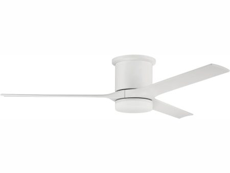 60  Burke 1-Light Ceiling Fan White Cheap