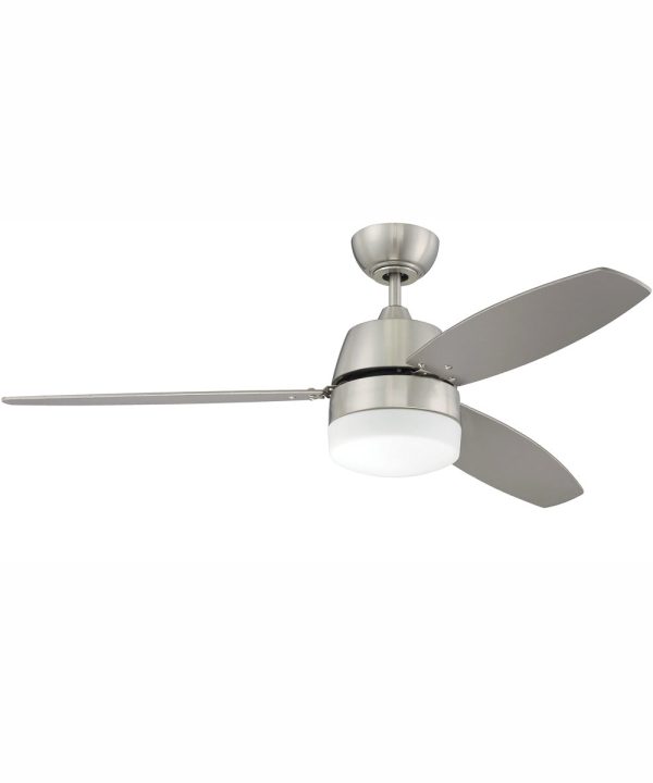 52  Beltre 1-Light Ceiling Fan Brushed Polished Nickel Fashion