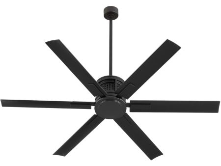 65  Zeus Patio Ceiling Fan Matte Black Supply