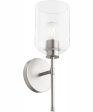 Tribute 1-light Wall Mount Light Fixture Satin Nickel For Discount