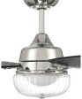 52  Chandler 1-Light Ceiling Fan Polished Nickel Cheap