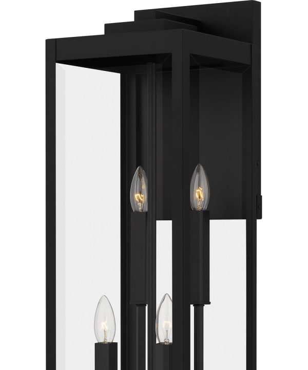 Westover 4-light Outdoor Wall Light Earth Black For Sale