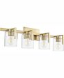 4-light Bath Vanity Light Aged Brass For Discount