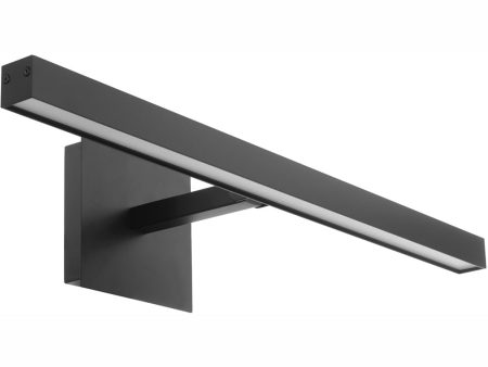 1-light LED Wall Mount Light Fixture Matte Black For Cheap