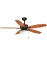 Billows 52  5 -Blade Ceiling Fan Antique Bronze Hot on Sale