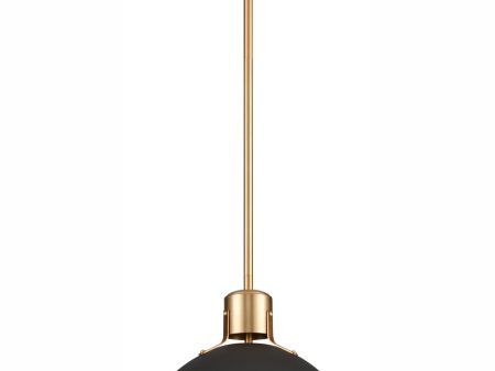 Zayne 12   Wide 1-Light Pendant - Matte Black Sale