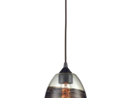 Whisp 6   Wide 1-Light Mini Pendant - Oil Rubbed Bronze For Discount