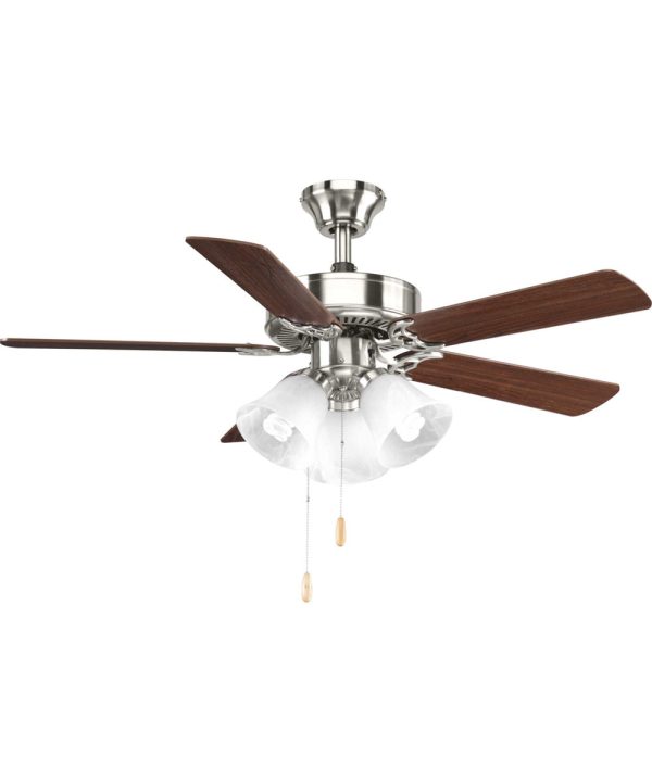 AirPro Builder 42  5-Blade Ceiling Fan Brushed Nickel on Sale