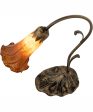 15  High Amber Tiffany Pond Lily Accent Lamp Supply