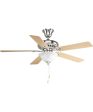 AirPro Signature 52  5-Blade Ceiling Fan Brushed Nickel Online Sale