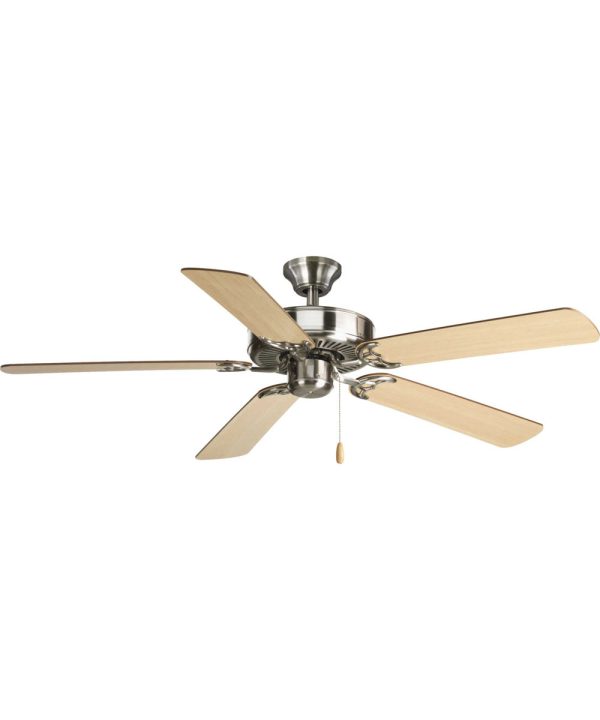 AirPro Builder 52  5-Blade Ceiling Fan Brushed Nickel Hot on Sale