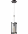 Hyde Park 5   Wide 1-Light Mini Pendant - Oil Rubbed Bronze Discount