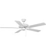 AirPro 52 in. 5-Blade Energy Efficient Rated Transitional Ceiling Fan White For Sale