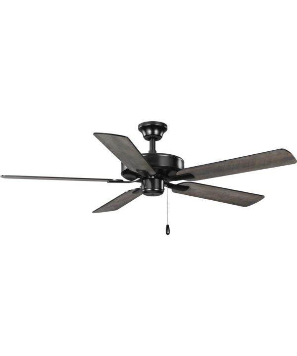 AirPro 52 in. 5-Blade Transitional Ceiling Fan Matte Black Online now