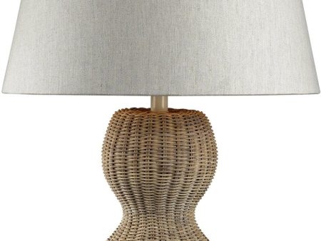 26 h 1-Light Table Lamp Light Rattan For Discount