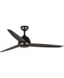 Oriole 60  3-Blade Ceiling Fan with LED Light Architectural Bronze Fashion