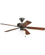 AirPro 52  5-Blade Ceiling Fan Antique Bronze Sale