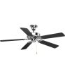 AirPro 52  5-Blade Ceiling Fan Polished Chrome For Sale