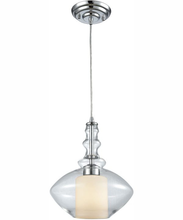 Alora 10   Wide 1-Light Mini Pendant - Polished Chrome Online now