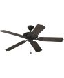 AirPro 52  5-Blade Indoor Outdoor Ceiling Fan Forged Black Discount