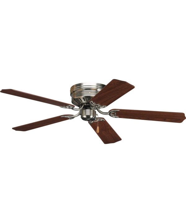 AirPro 52  5-Blade Hugger Ceiling Fan Brushed Nickel on Sale