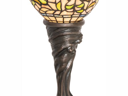 15  High Tiffany Turning Leaf Mini Lamp on Sale