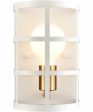 Wescott 9   High 1-Light Sconce - Matte White Online Hot Sale