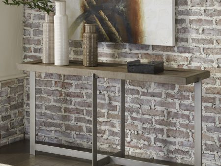 Krystanza Sofa Table Weathered Gray Hot on Sale