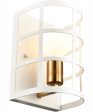 Wescott 9   High 1-Light Sconce - Matte White Online Hot Sale