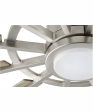 72  Cirque 1-light LED Patio Ceiling Fan Satin Nickel For Discount