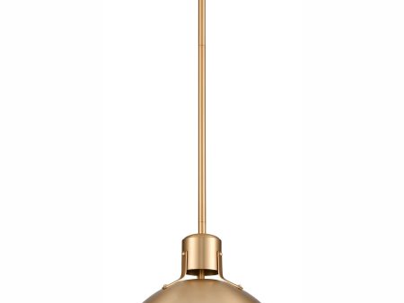 Zayne 12   Wide 1-Light Pendant - Brushed Gold Discount