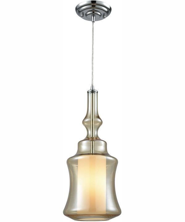 Alora 8   Wide 1-Light Mini Pendant - Polished Chrome For Discount