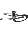 Willacy 3-Blade 48-Inch DC Motor Contemporary Ceiling Fan Black Online now