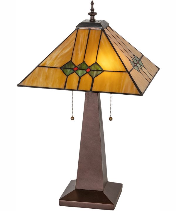 24  High Martini Mission Table Lamp For Sale