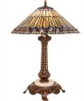 23  High Tiffany Jeweled Peacock Table Lamp Supply